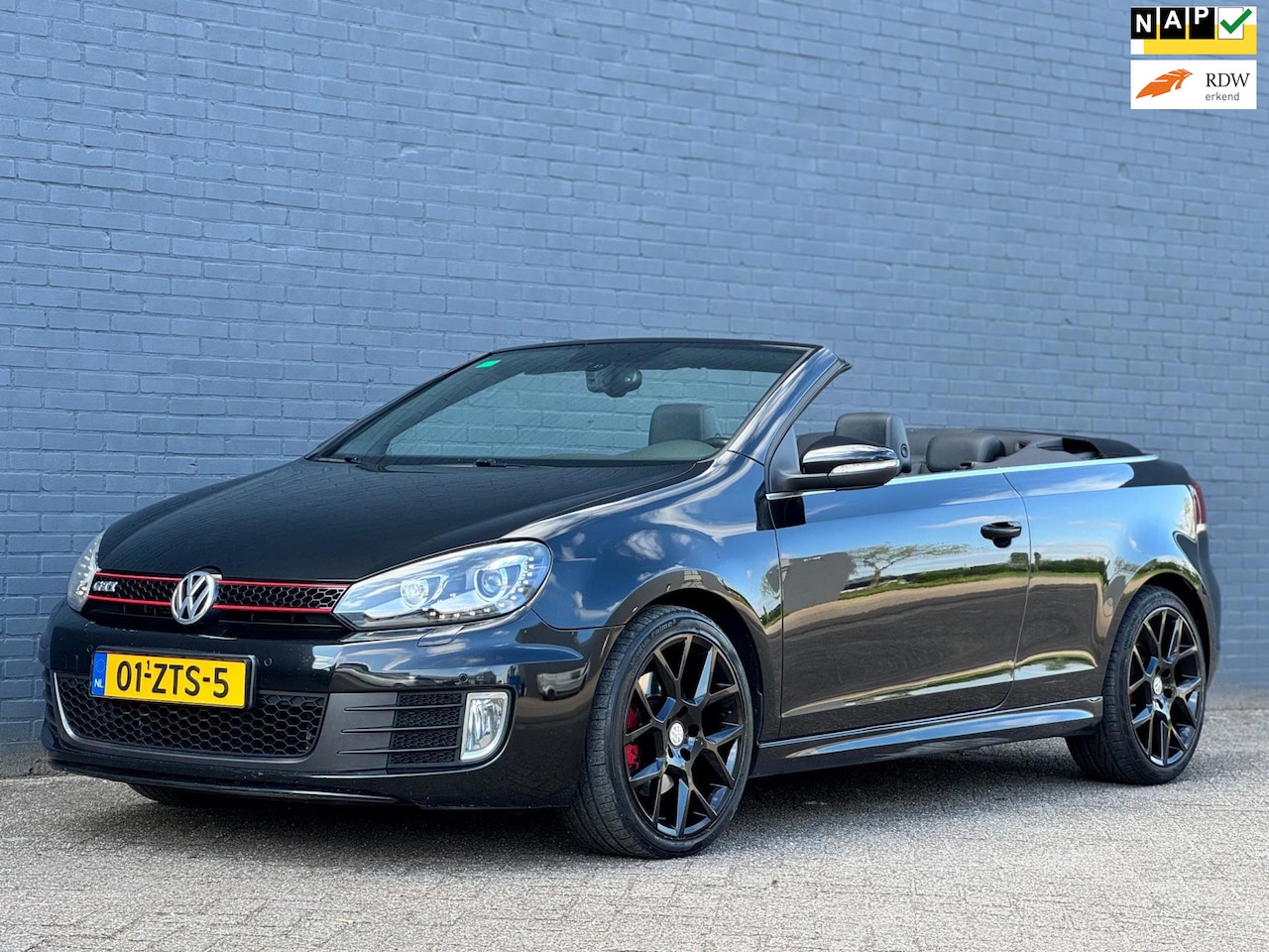 Volkswagen Golf Cabriolet - 2.0 TSI GTI|AUT|NAVI|211PK|XENON|LEDER|2XSLEUTELS - AutoWereld.nl