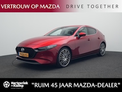 Mazda 3 - 3 2.0 e-SkyActiv-X Luxury automaat i-Activesense pakket met Sunroof en rood leer pakket :