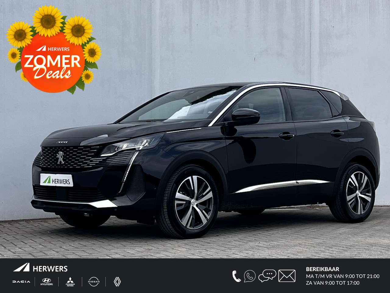 Peugeot 3008 - 1.2 PureTech Blue Lease Allure Automaat / Adaptieve CC / Elektrische klep / Navigatie / Ac - AutoWereld.nl