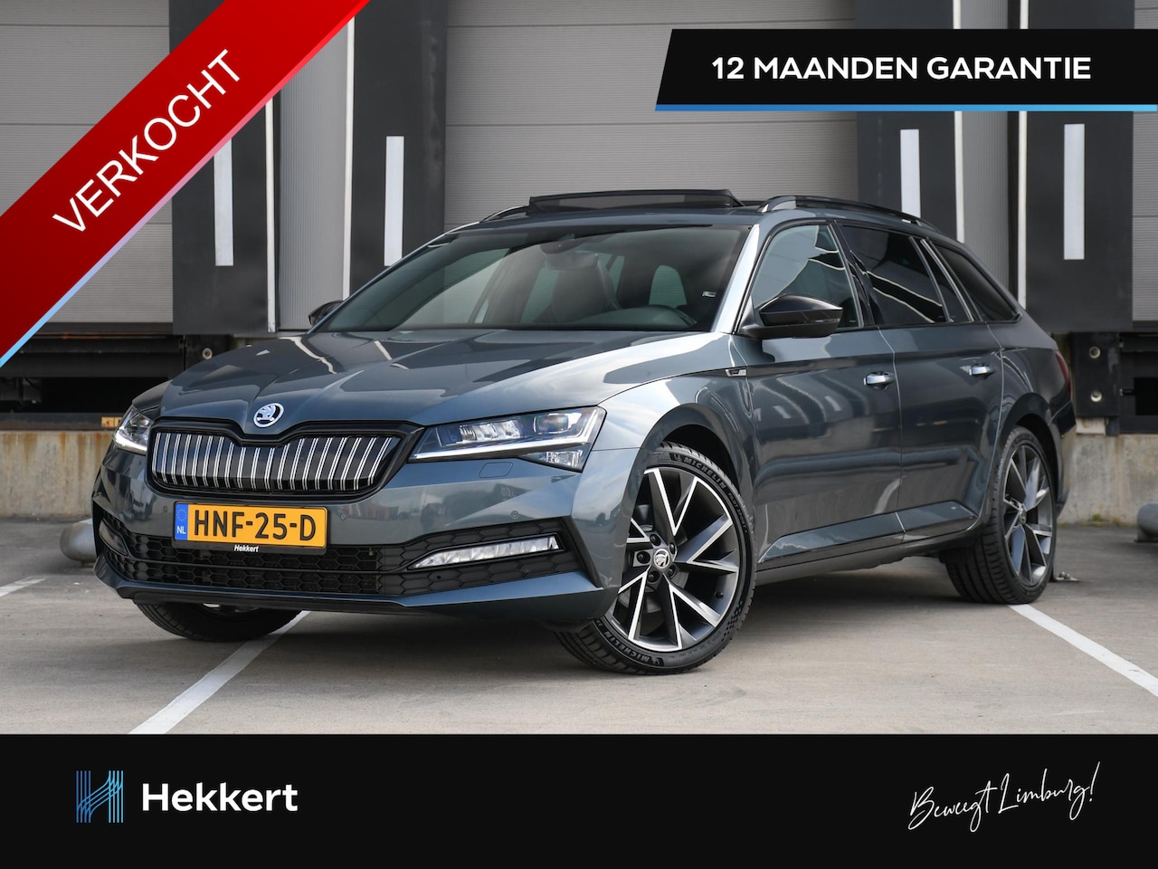 Skoda Superb Combi - Sportline Business iV 1.4 TSI PHEV 218pk Automaat SCHUIF-DAK | 19''LM | DODE HOEK | ADAPT. - AutoWereld.nl