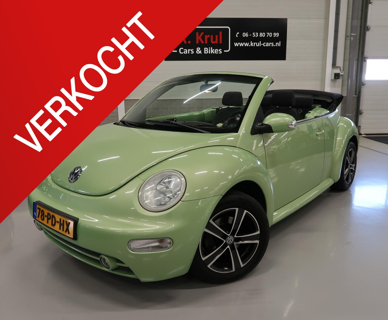 Volkswagen New Beetle Cabriolet - 1.4i Cabrio Sportvelgen NL-Auto NAP Boekjes aanwezig Youngtimer Zeer nette staat Windscher - AutoWereld.nl