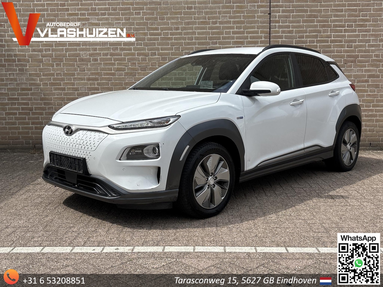 Hyundai Kona Electric - EV Premium 64 kWh € 11.800 NETTO | Leder | Climate | Cruise | Navi | Camera | Stoelverwarm - AutoWereld.nl