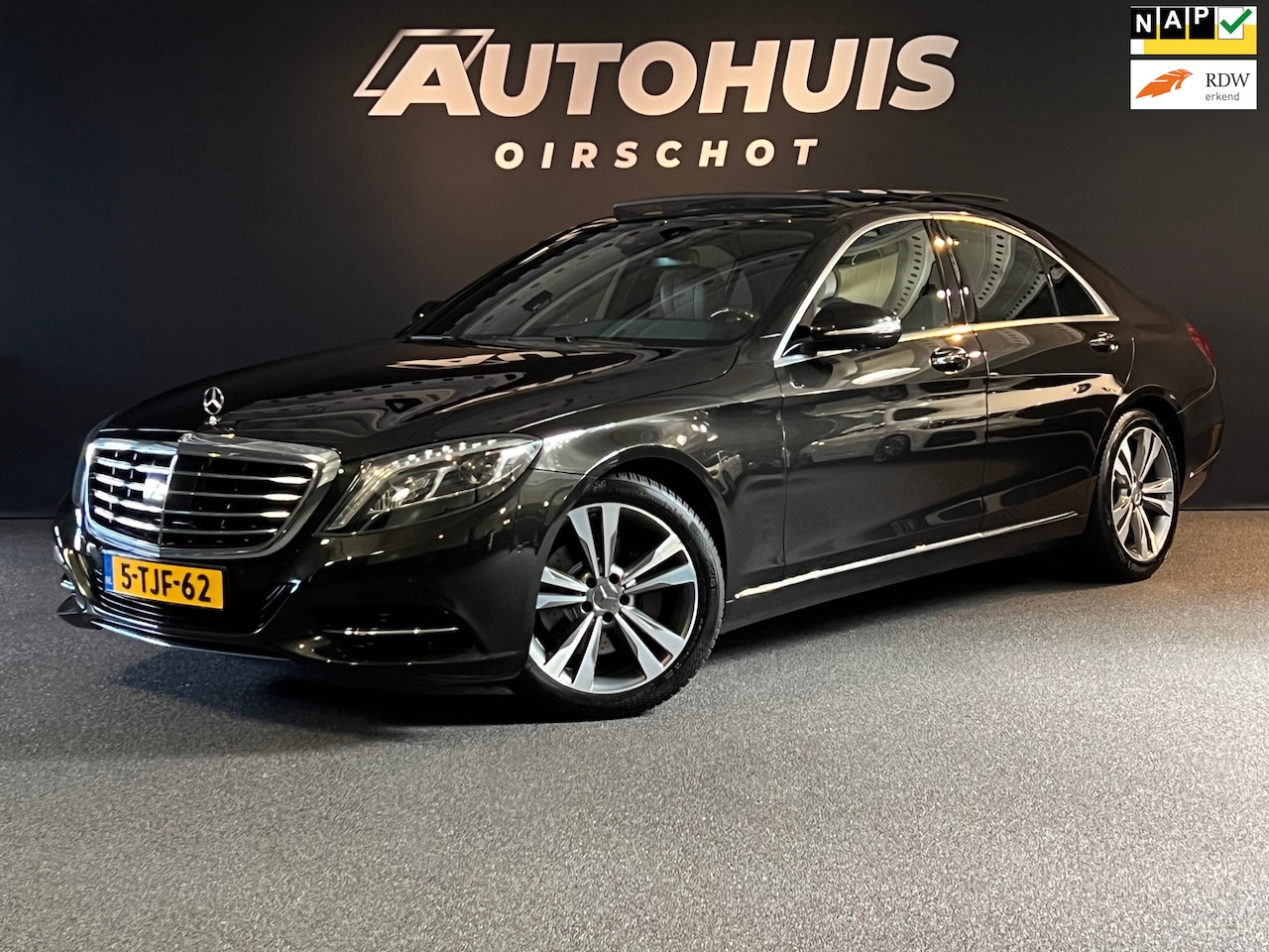 Mercedes-Benz S-klasse - 400 HYBRID Prestige Pano/Memoryseats/360camera/Softclose/Burmester/Ambientlights - AutoWereld.nl