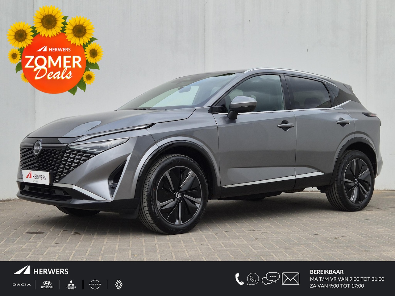 Nissan Qashqai - 1.3 MHEV Xtronic Tekna Automaat / Nieuw model / Facelift / Cold Pack / HUD / Trekgewicht 1 - AutoWereld.nl