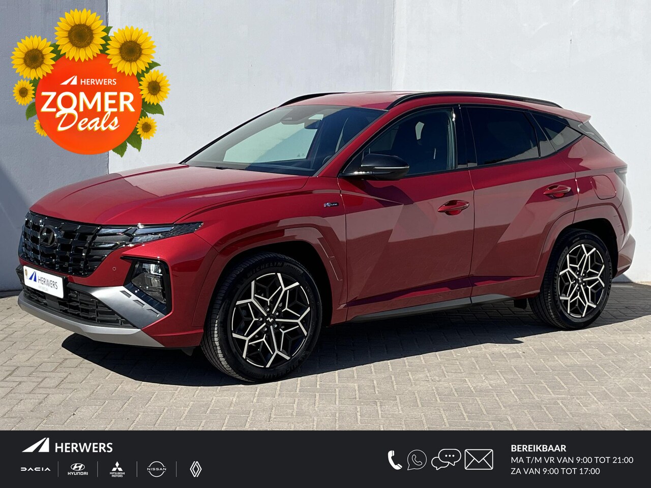 Hyundai Tucson - 1.6 T-GDI PHEV N Line 4WD Automaat / Dealer Onderhouden / Achteruitrij Camera /  Stuur- en - AutoWereld.nl