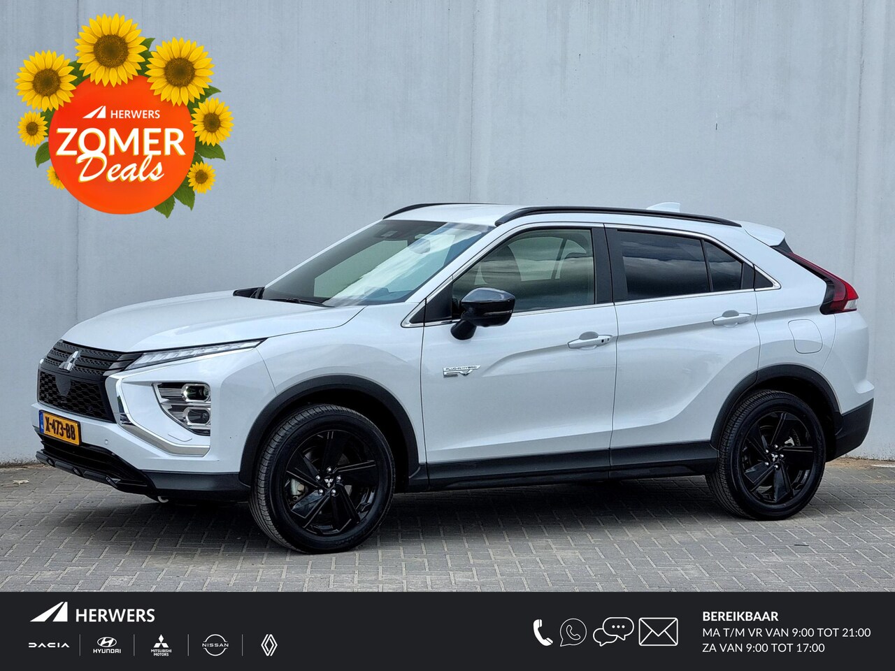 Mitsubishi Eclipse Cross - 2.4 PHEV Black Edition S-AWC 4WD Automaat / 8 jaar Garantie vanaf Nieuw / Origineel NL / 1 - AutoWereld.nl