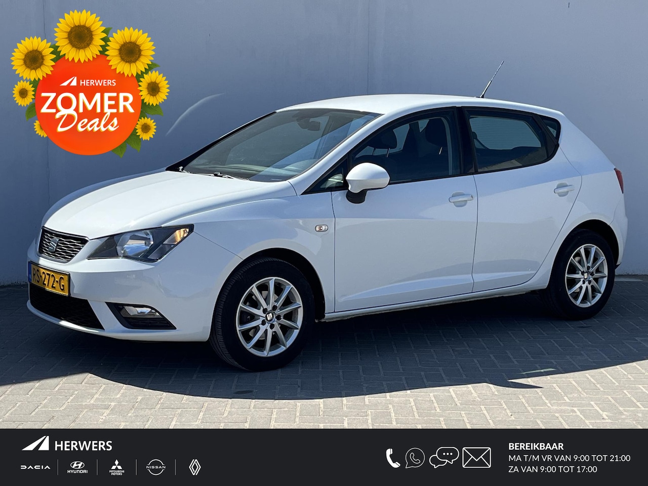 Seat Ibiza - 1.0 EcoTSI Style / Navigatie full map / Apple Carplay & Android Auto / Parkeersensoren ach - AutoWereld.nl