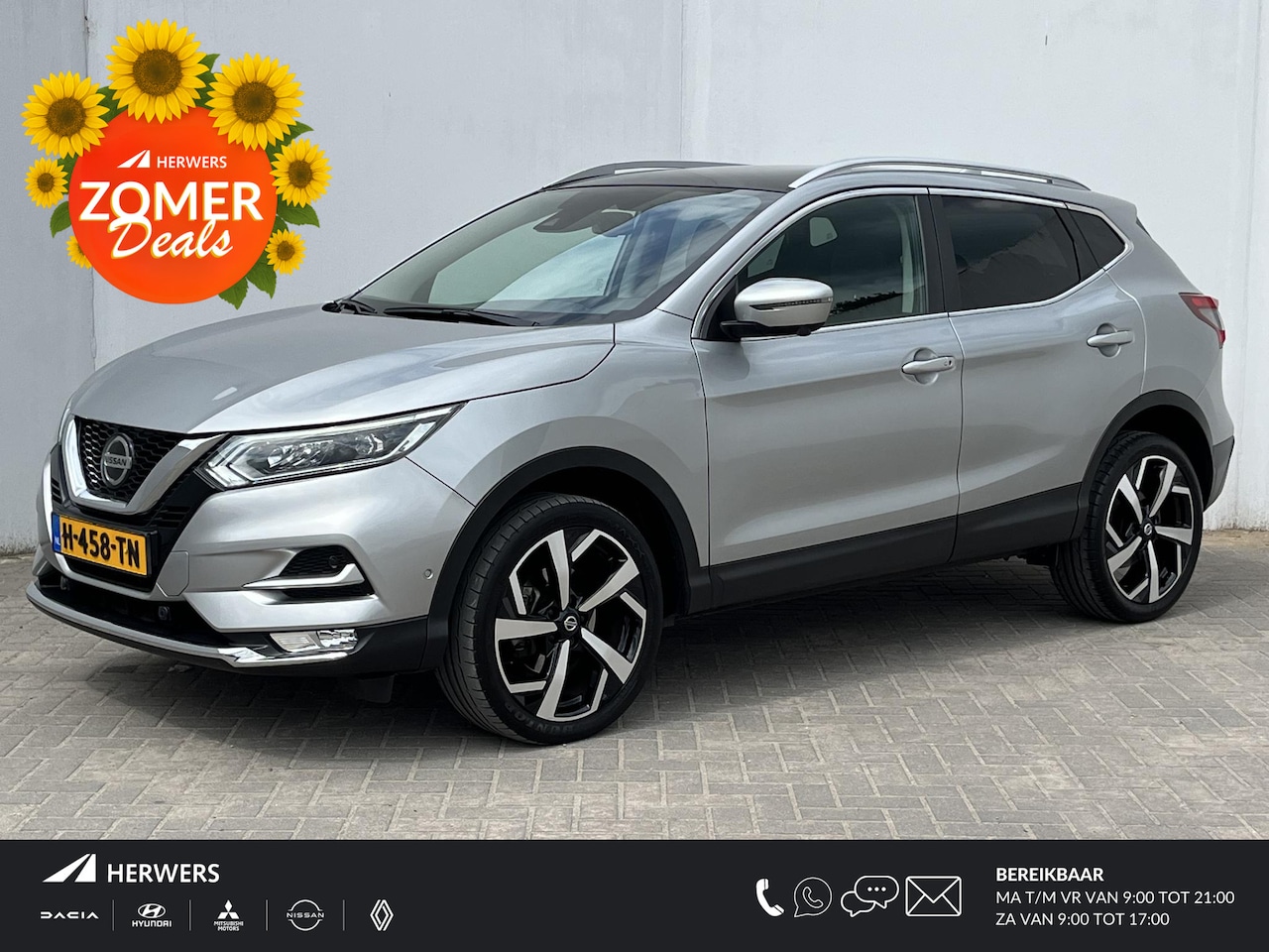Nissan Qashqai - 1.3 DIG-T Tekna / 100% Dealeronderhouden / Panorama-dak / 360° Camera / Voorruit- en Stoel - AutoWereld.nl