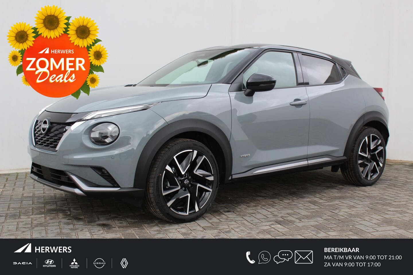 Nissan Juke - 1.6 Hybrid N-Design / ** €6.000,- Voorraadkorting **/ Nieuw uit voorraad leverbaar / Cold - AutoWereld.nl