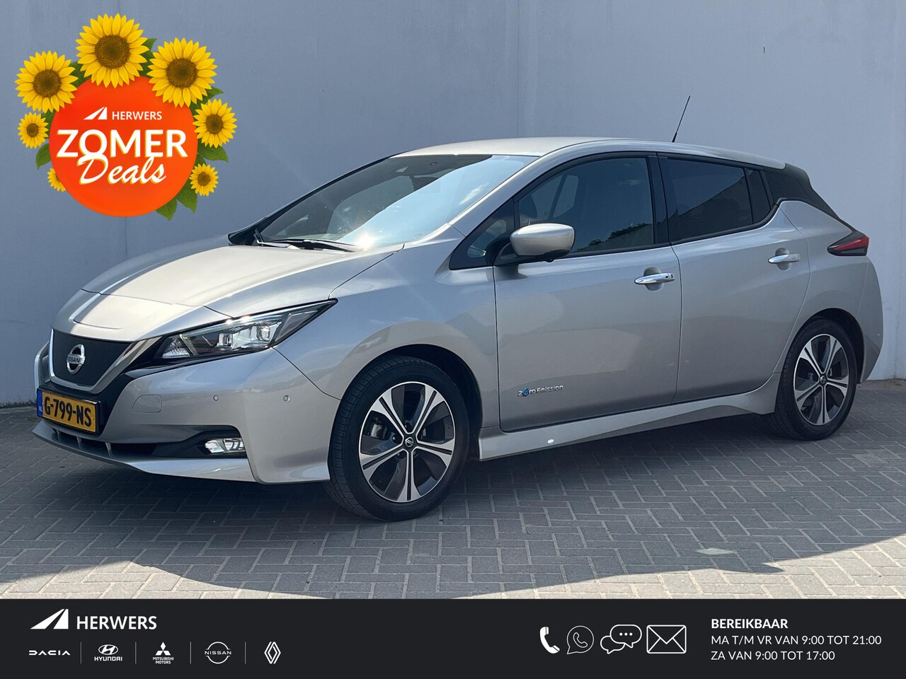 Nissan LEAF - Tekna 40 kWh Automaat / Trekhaak / 360° Camera / Navigatie full map / Apple Carplay & Andr - AutoWereld.nl