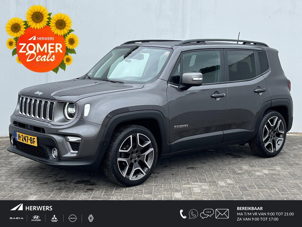 Jeep Renegade - 1.0T Freedom / 100% Onderhouden / Trekhaak (Trekgewicht 1.250kg) / Achteruitrijcamera / Ap - AutoWereld.nl