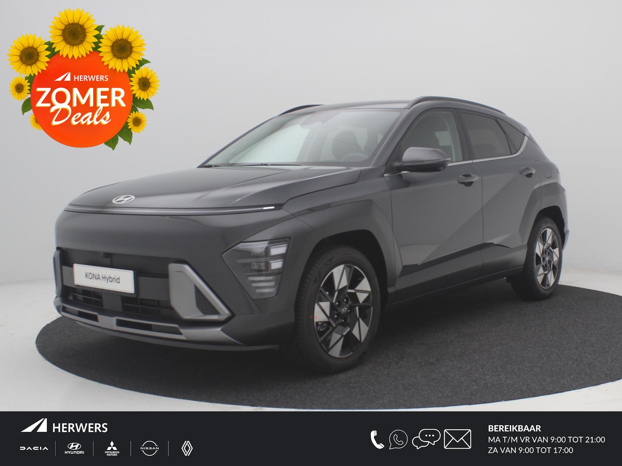 Hyundai Kona - 1.6 GDI HEV Premium / €1500,- Voordeel Op Nieuwprijs / Rijklaarprijs / Direct Leverbaar / - AutoWereld.nl