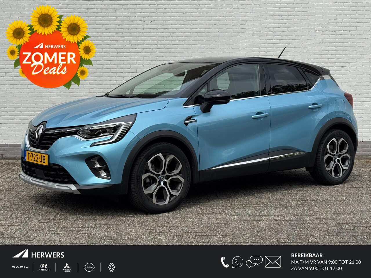 Renault Captur - 1.6 E-Tech Plug-in Hybrid 160 Intens / Trekhaak / Climate control  / Cruise control  / Key - AutoWereld.nl