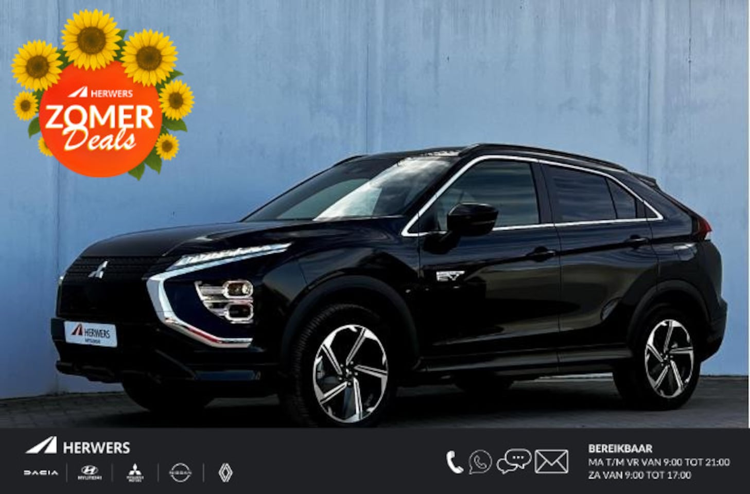 Mitsubishi Eclipse Cross - 2.4 PHEV Executive / 8 JAAR GARANTIE vanaf nieuw / Adaptieve Cruise Control / 1500kg Trekg - AutoWereld.nl