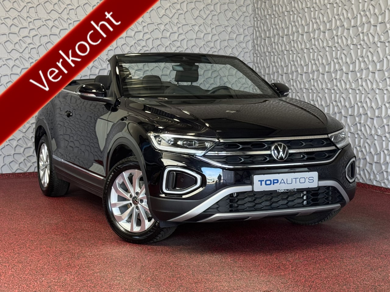Volkswagen T-Roc Cabrio - TSI VIR.COCKPIT CARPLAY NAVI IQ.LED STOEL/STUUR.VERW DAB ADAP.CRUISE 05/2024 "Volkswagen r - AutoWereld.nl