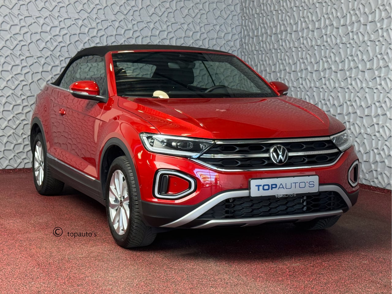 Volkswagen T-Roc Cabrio - TSI VIR.COCKPIT CARPLAY NAVI IQ.LED STOEL/STUUR.VERW DAB ADAP.CRUISE 05/2024 "Volkswagen r - AutoWereld.nl