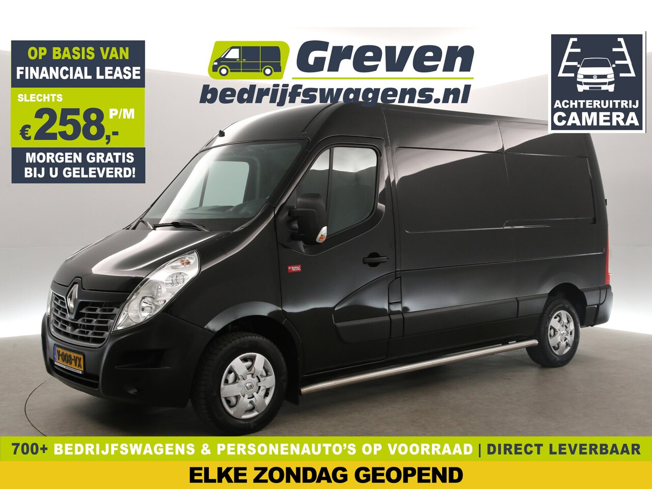 Renault Master - T35 2.3 dCi L2H2 Airco Camera Cruise Navigatie PDC 3 Persoons Elektrpakket Trekhaak - AutoWereld.nl