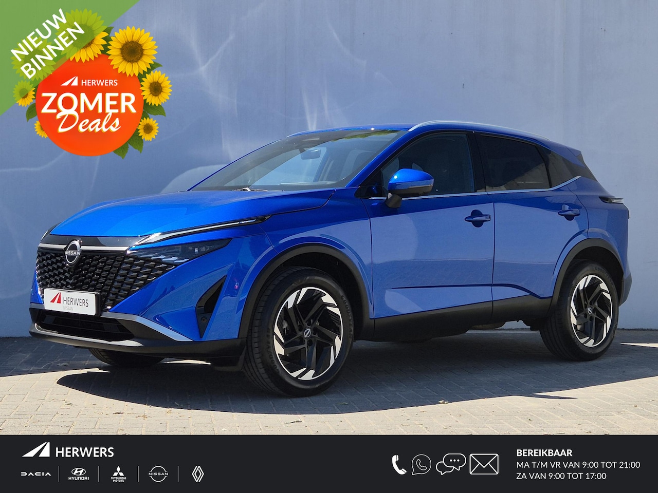Nissan Qashqai - 1.3 MHEV Xtronic N-Connecta Automaat / Cold Pack / Trekgewicht 1800 kg / Rondomzicht camer - AutoWereld.nl