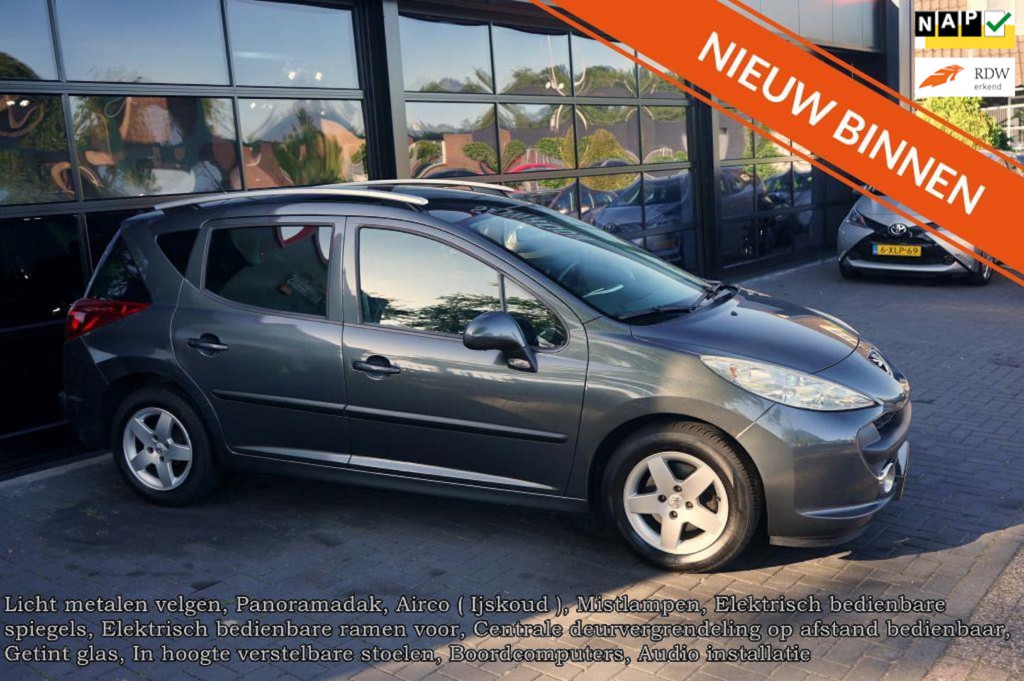 Peugeot 207 SW - 1.4 VTi Blue Lease 1.4 VTi Blue Lease, Airco, Panodak, Elek pakket - AutoWereld.nl
