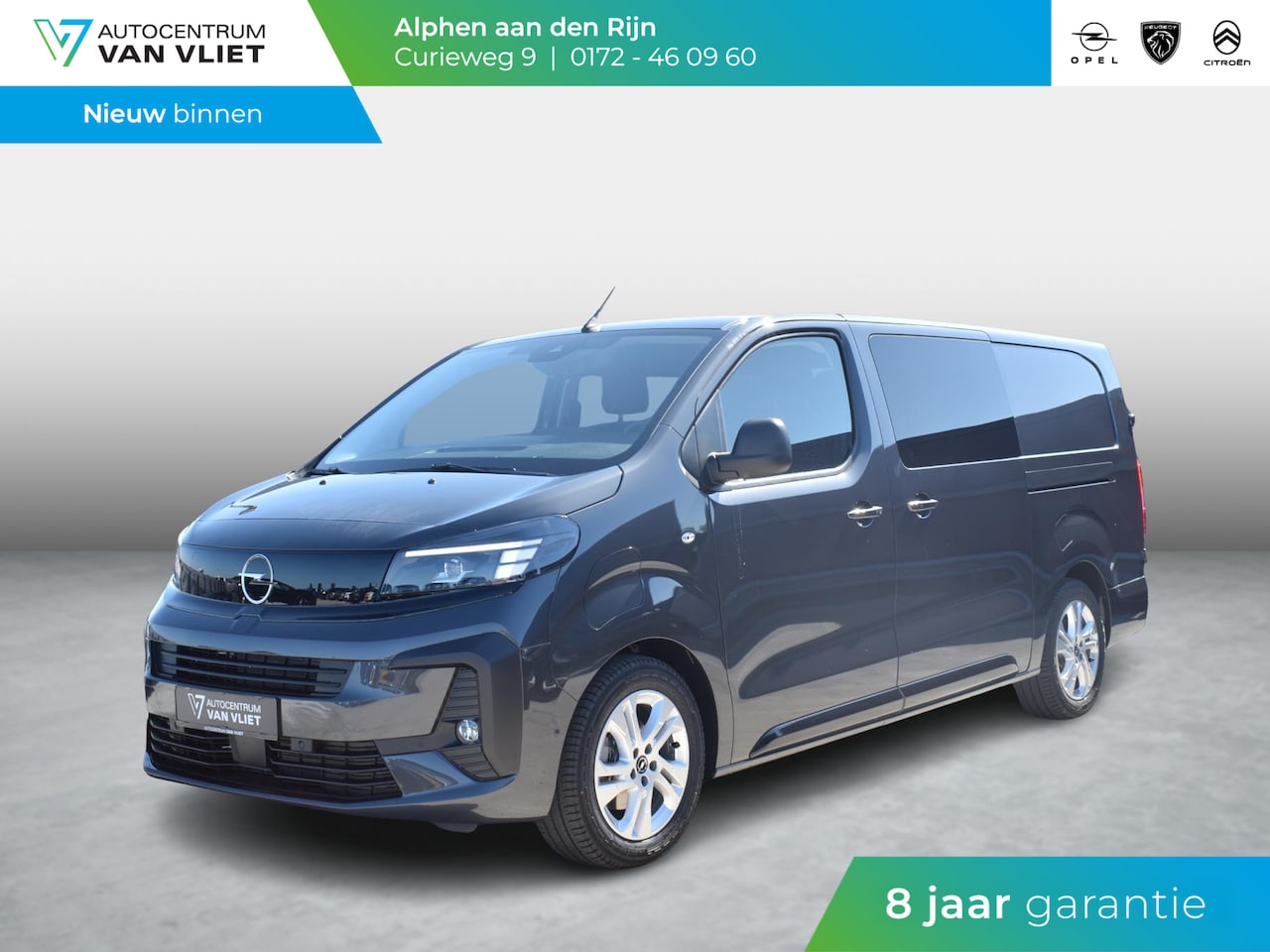 Opel Vivaro Electric - L3 75 kWh Dubbele Cabine | camera | navigatie incl. Apple Carplay | betimmering | Exterieu - AutoWereld.nl