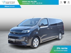 Opel Vivaro Electric - 75 kWh Dubbele Cabine | 0% rente | camera | navigatie incl. Apple Carplay | betimmering |