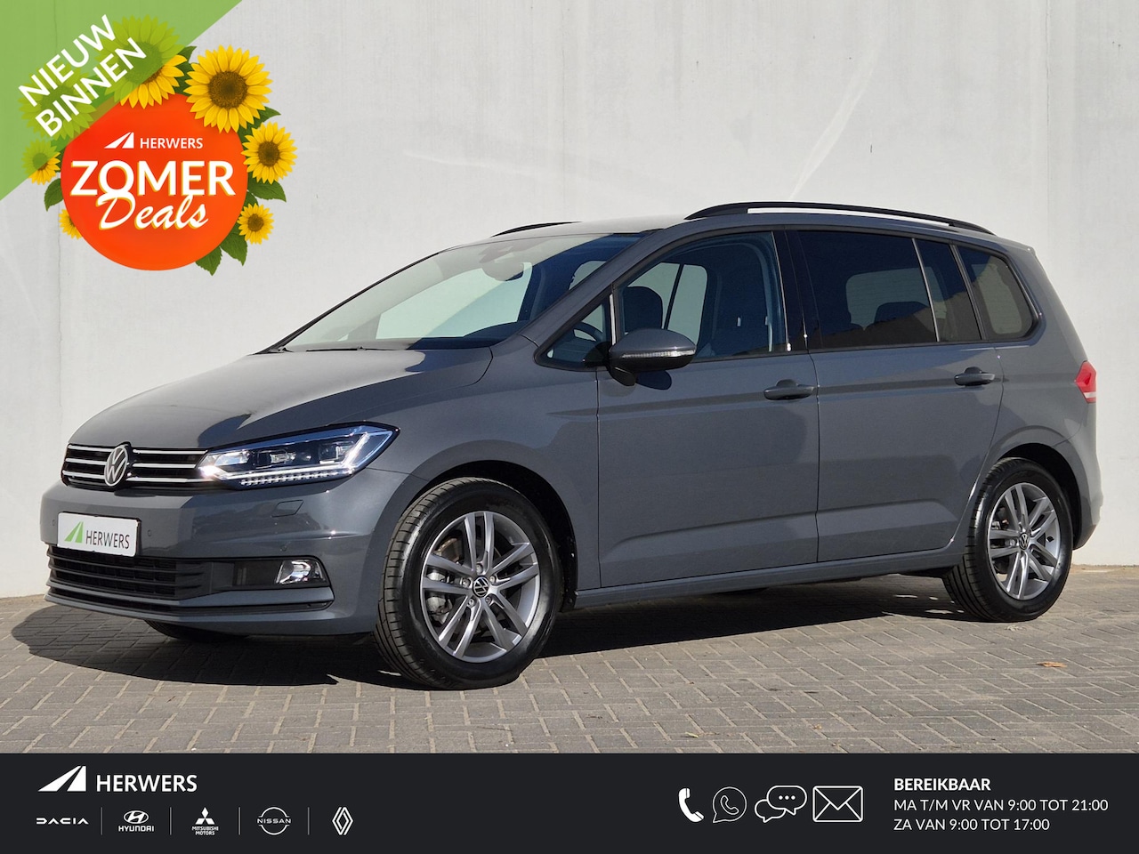 Volkswagen Touran - 1.5 TSI Comfortline Business 7p Automaat / Keyless-pakket / Adaptief cruise control / Appl - AutoWereld.nl