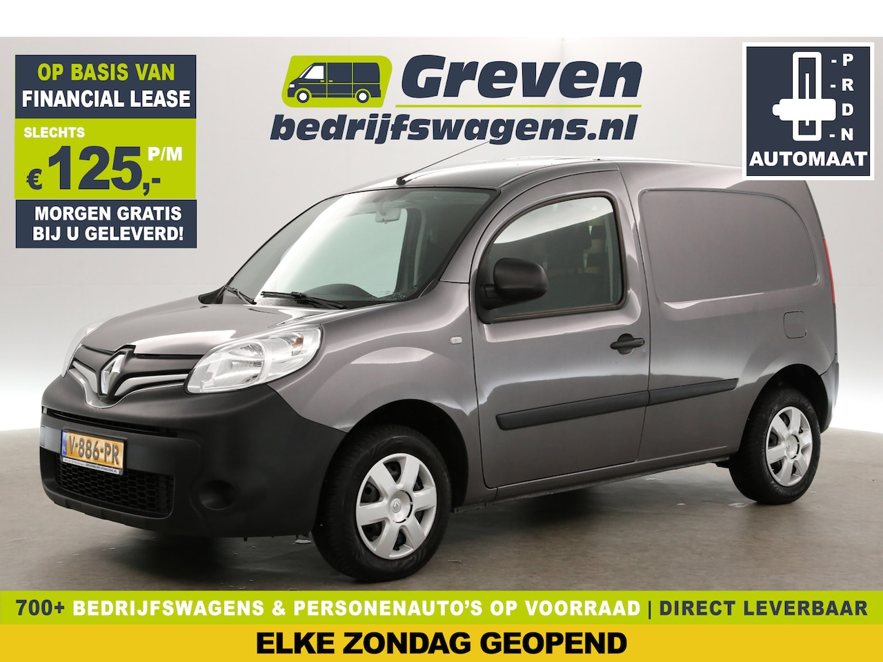 Renault Kangoo - 1.5 dCi L1H1 Airco Cruise Parkeersensoren Schuifdeur Elektrpakket - AutoWereld.nl