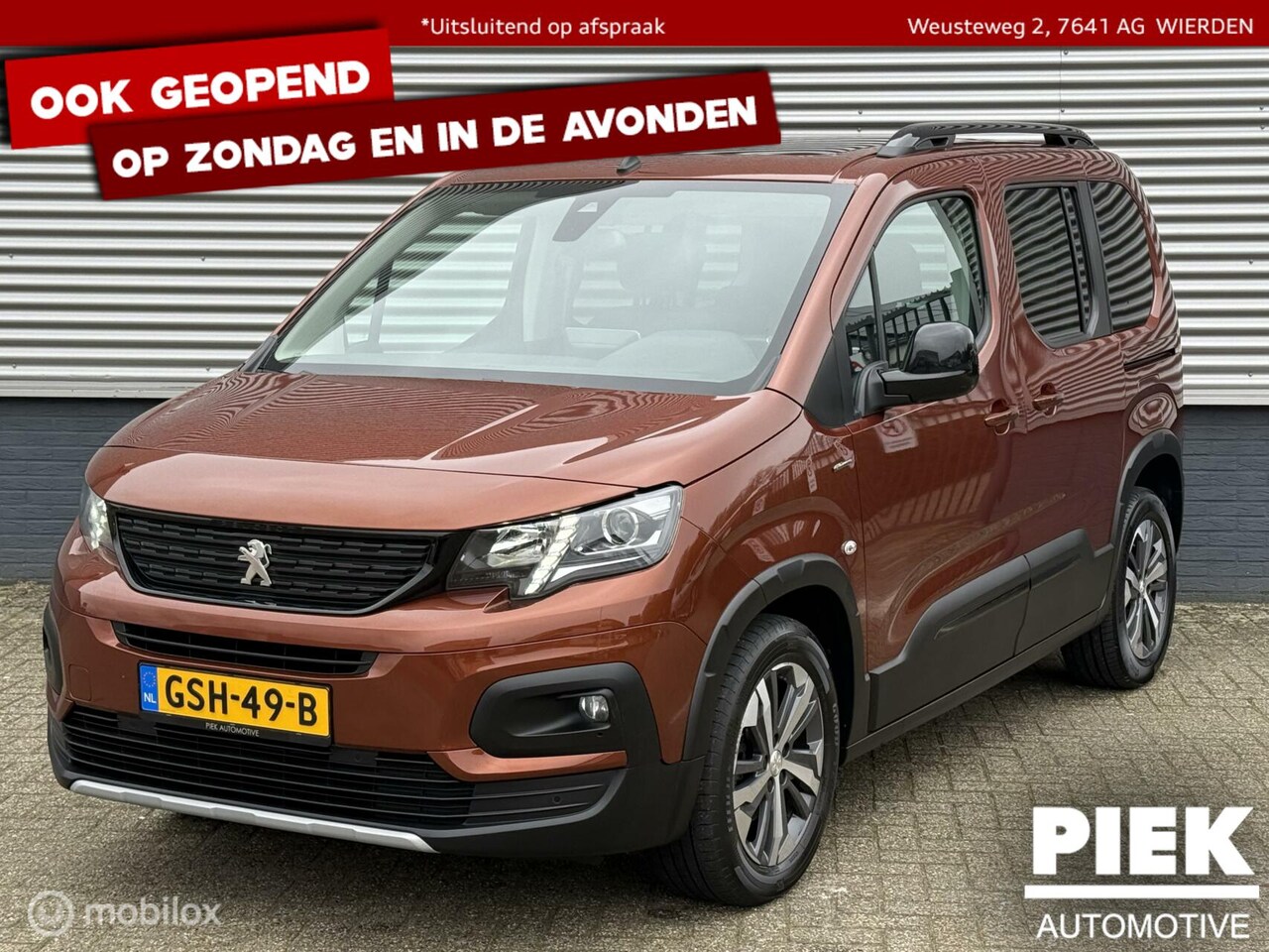 Peugeot Rifter - 1.2 Puretech GT-Line AUTOMAAT NIEUWSTAAT - AutoWereld.nl