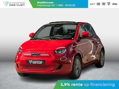 Fiat 500e - 42 kWh Cabrio | Clima | Camera | Carplay | Cruise | Uit voorraad leverbaar