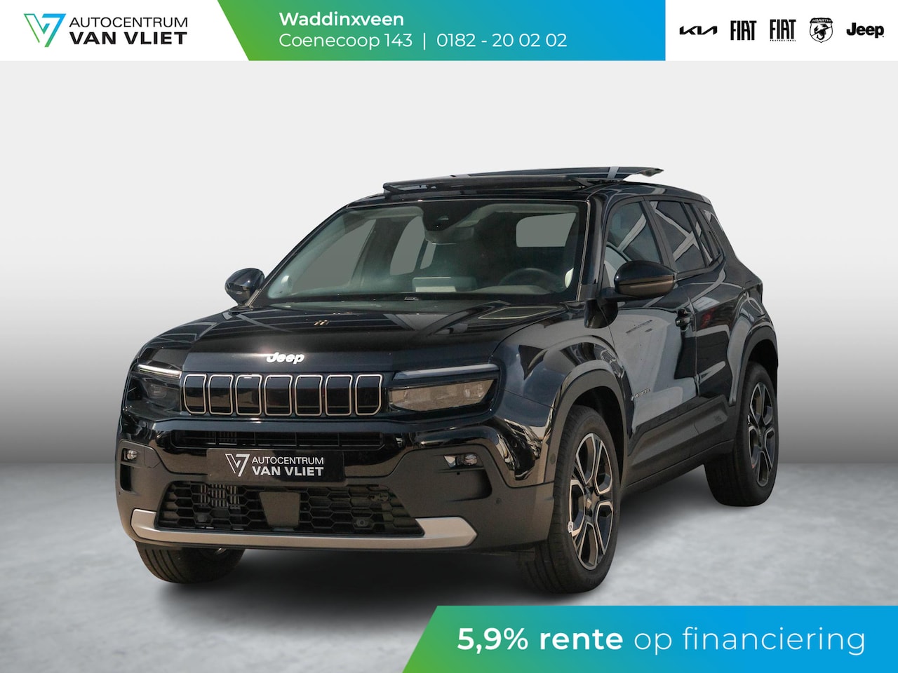 Jeep Avenger - 1.2 e-Hybrid Summit | Leder&Winter Pack | Schuif/Kanteldak | Infotainment&Convience Pack - AutoWereld.nl