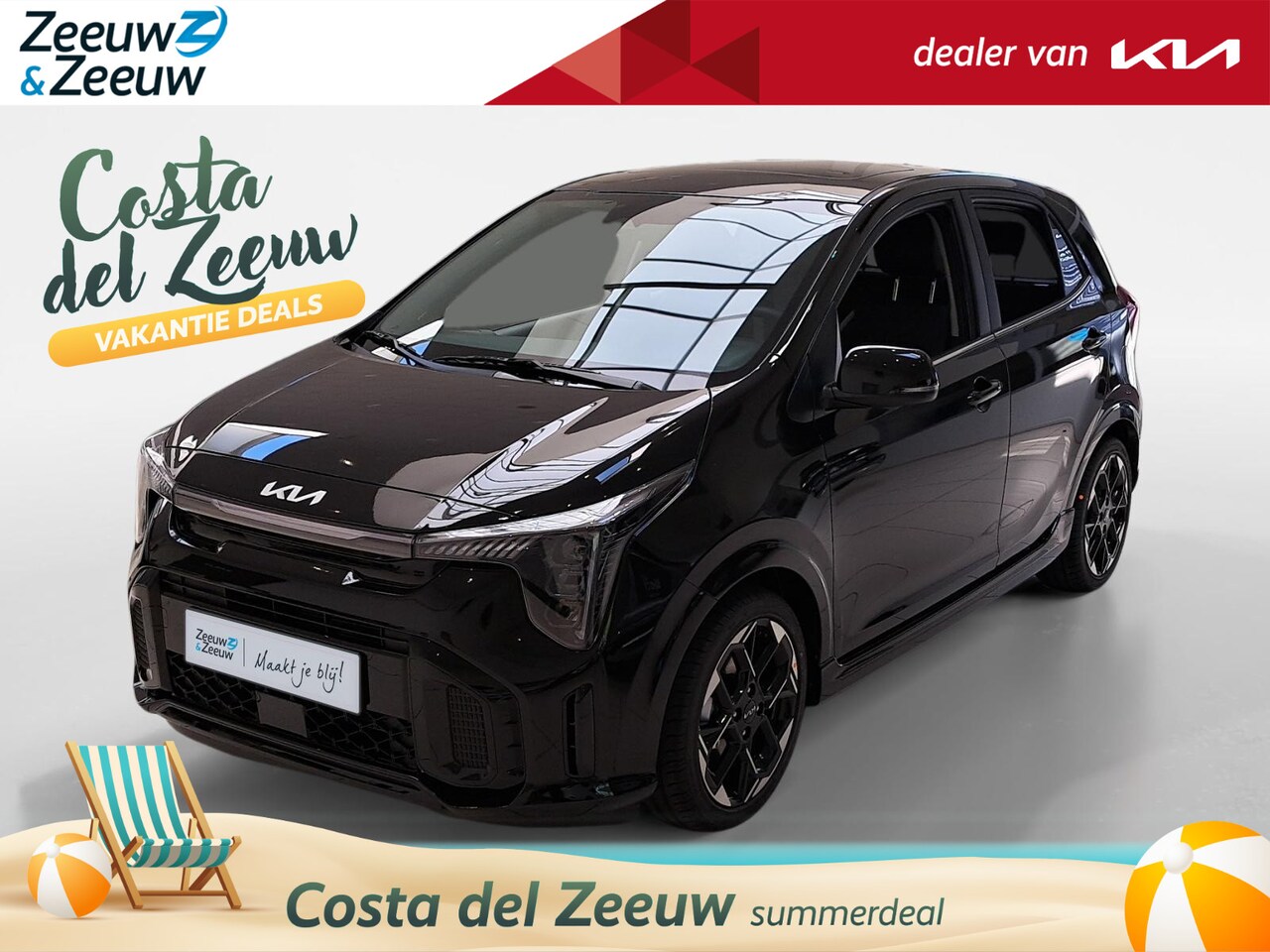 Kia Picanto - 1.0 DPI GT-Line Automaat | Cruise control | | Nu met €1.000,- inruilpremie - AutoWereld.nl