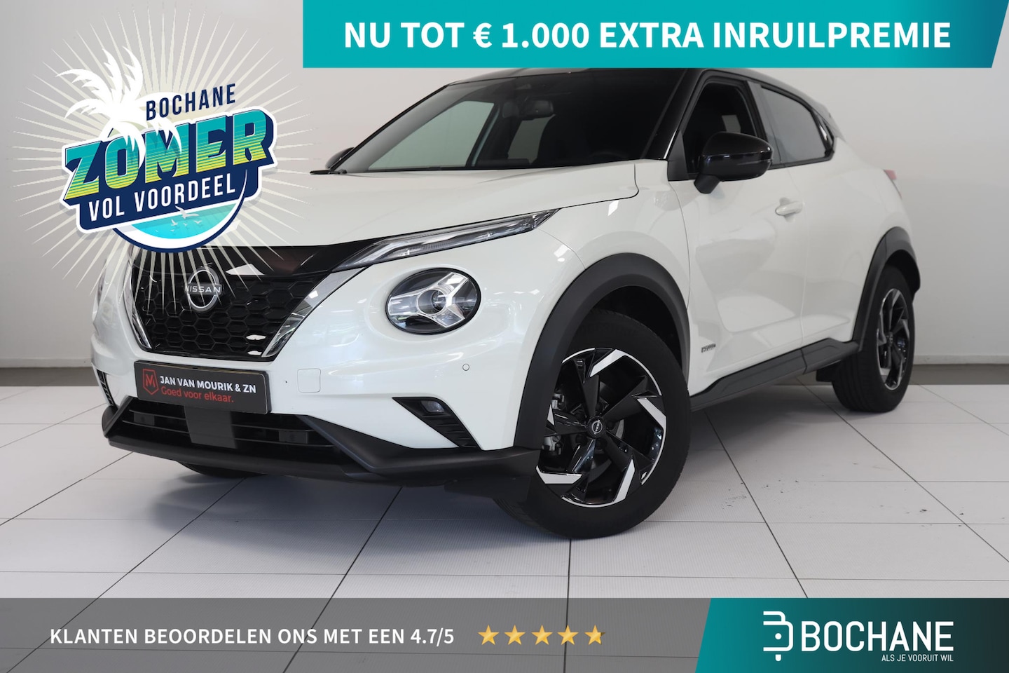 Nissan Juke - 1.6 Hybrid Tekna | 360 Camera | Apple carplay Android Auto Navigatie |  Climatronic | Crui - AutoWereld.nl