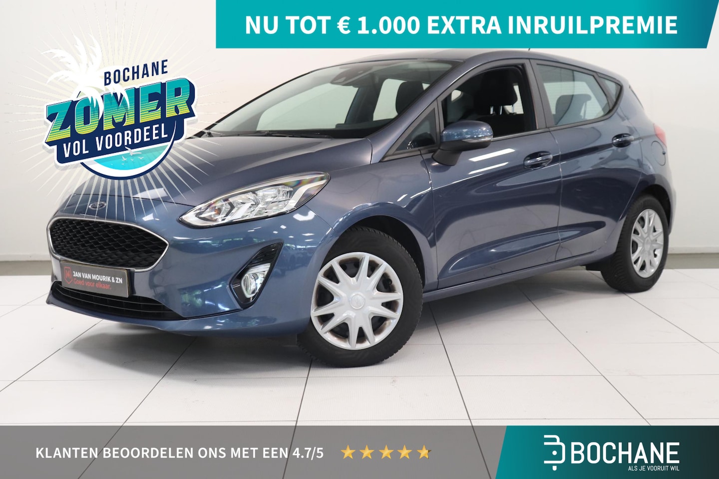 Ford Fiesta - 1.0 EcoBoost Connected | Airco | Cruise control | Apple Carplay Android Auto Navigatie | a - AutoWereld.nl