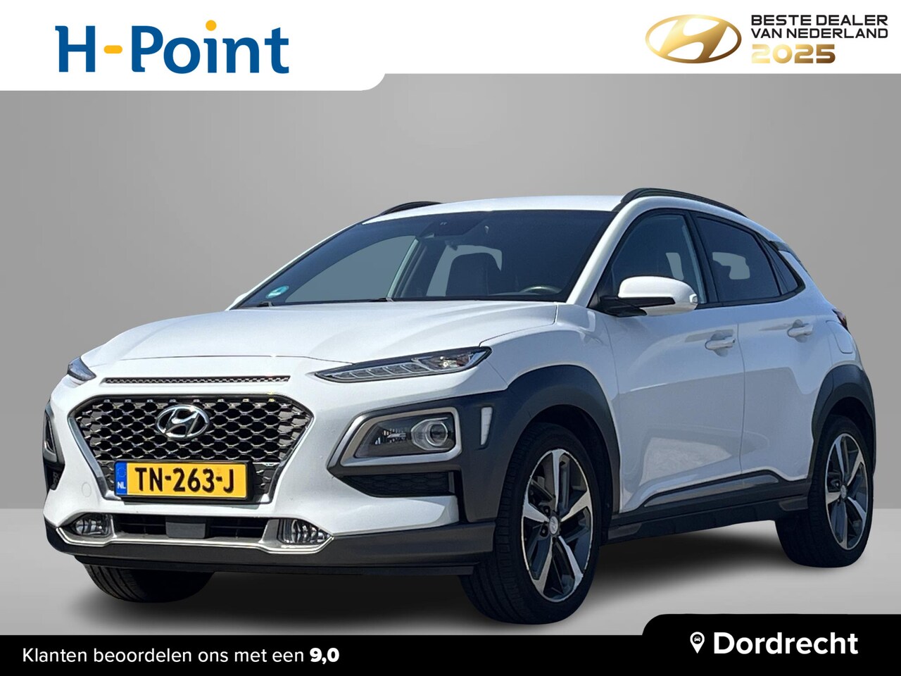 Hyundai Kona - 1.6 T-GDI 177PK Premium | 4 wielaandrijving | 18'' Bi-Color LMV | Lederen bekleding | Ster - AutoWereld.nl