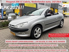 Peugeot 206 CC - 1.6-16V Cabrio, weinig km, Nederlandse auto, nap-pas