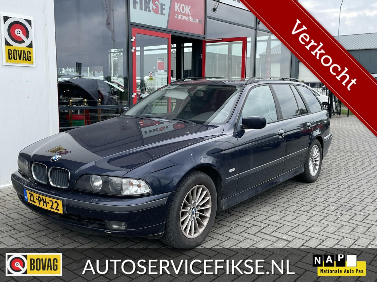 BMW 5-serie Touring - 523i LEER-SCHUIFDAK-PDC-APK 22-03-26 - AutoWereld.nl