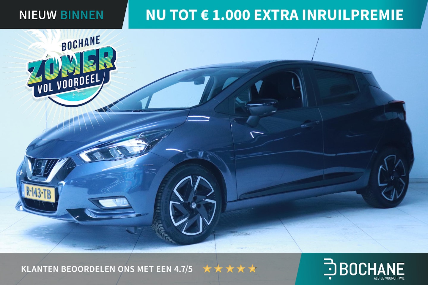 Nissan Micra - 1.0 IG-T N-Design Bose/Airco/Navi - AutoWereld.nl