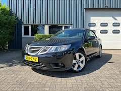 Saab 9-3 Cabrio - 2.0t Vector Cabrio 2008 Zwart Xenon Cruise Airco