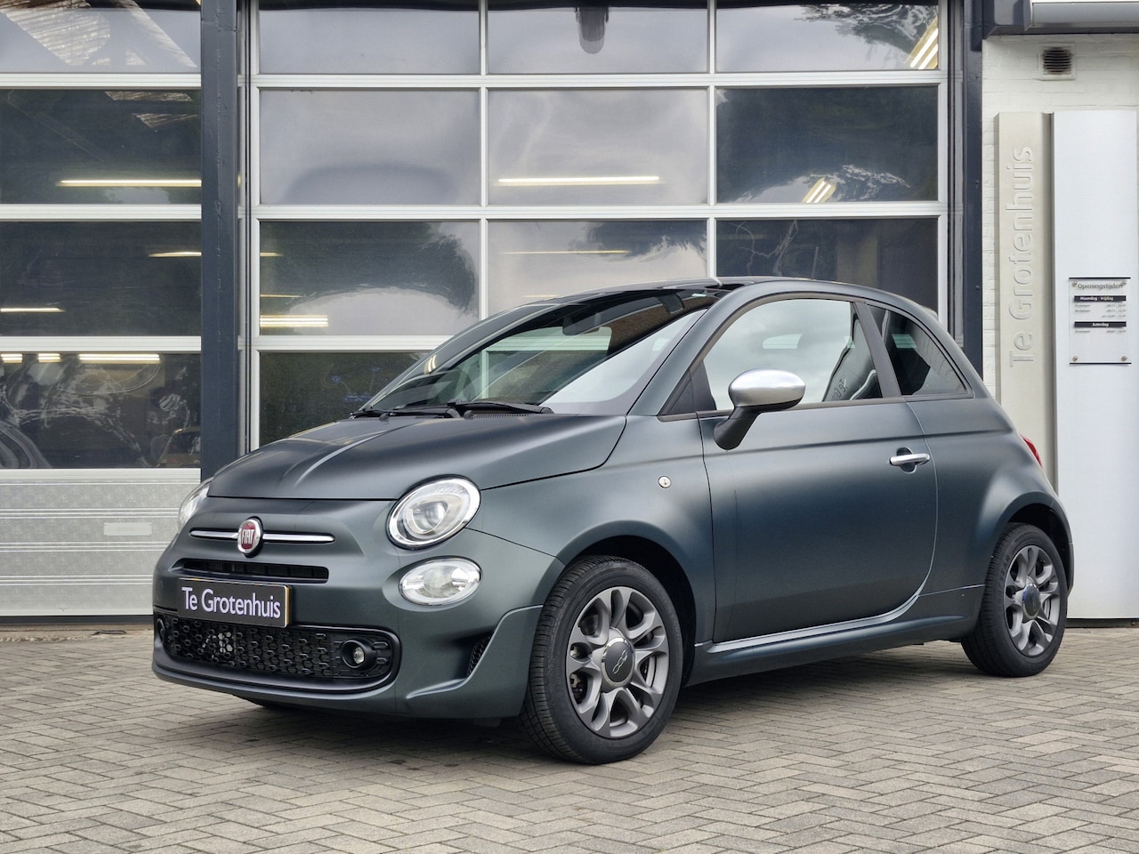 Fiat 500 - Rockstar 0.9 TwA Turbo | Mat Groen | 8525KM !! - AutoWereld.nl