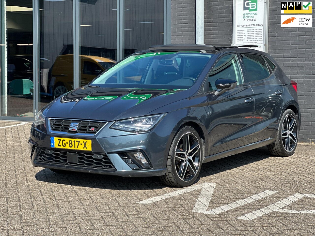 SEAT Ibiza - 1.0 TSI FR Business Intense/PANO-DAK/APP-CONNECT/CAMERA/NAVI/NL-AUTO NAP!! - AutoWereld.nl