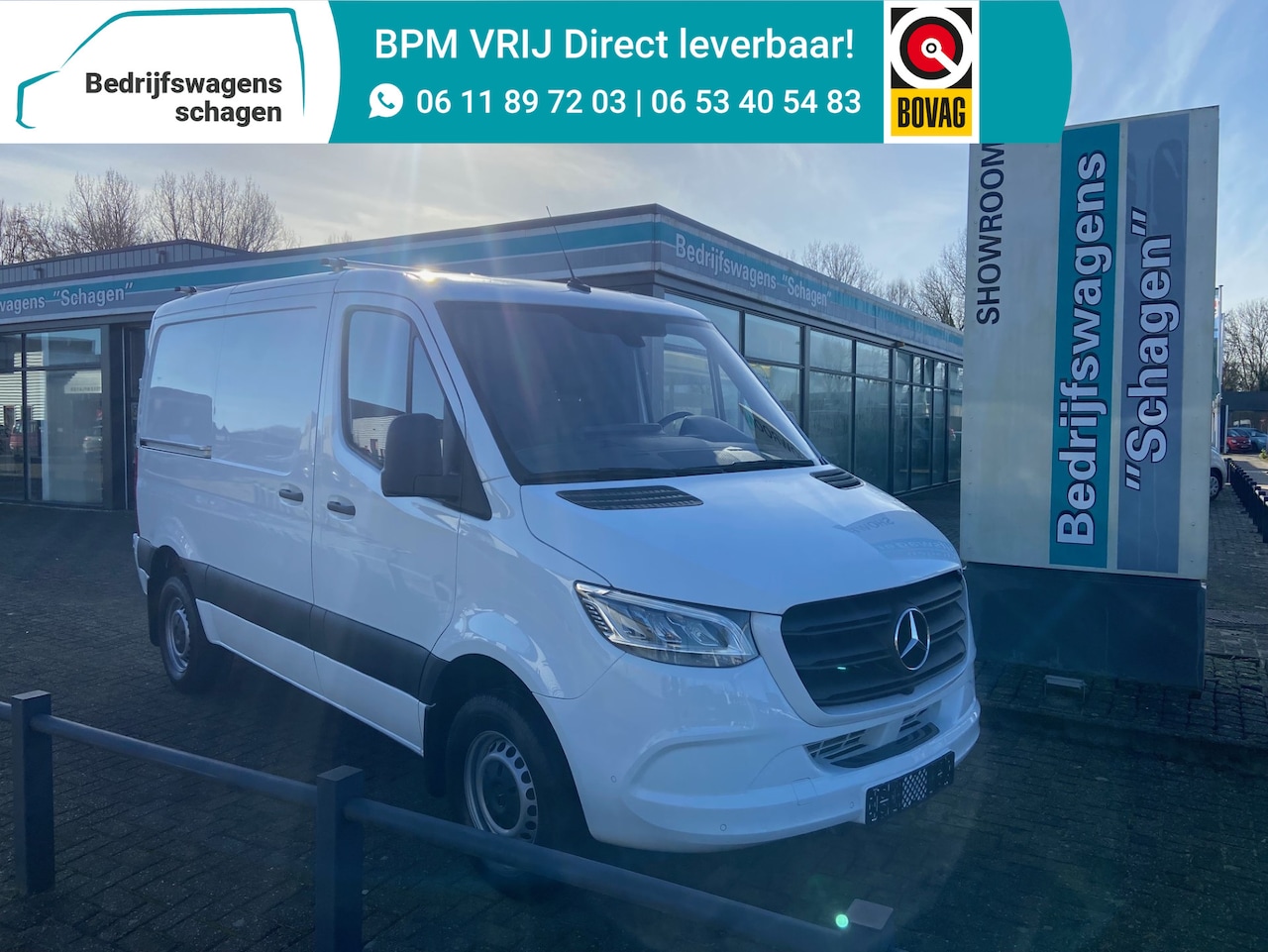 Mercedes-Benz Sprinter - 317 CDI L1H1 RWD | E6 | LED | Leder | Trekhaak | 360º Camera - AutoWereld.nl