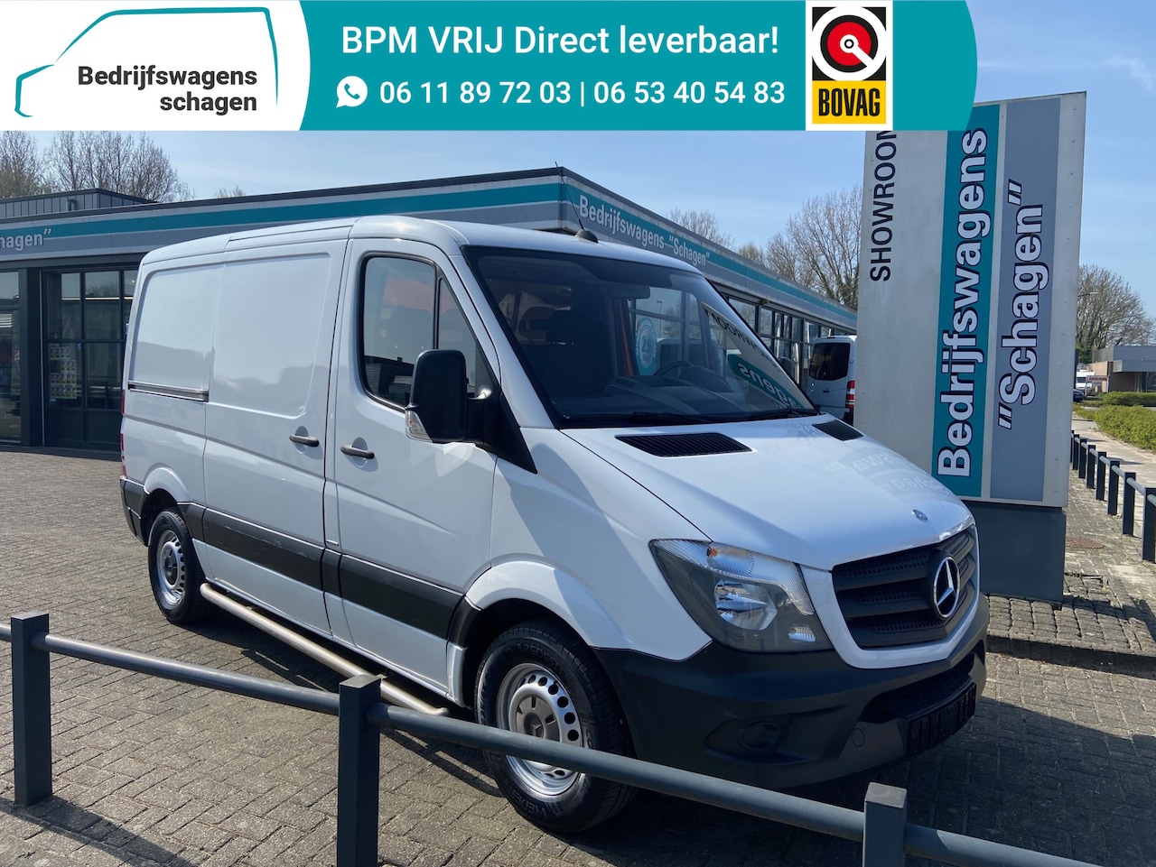 Mercedes-Benz Sprinter - 313 CDI L1H1 NAP | 136 pk | 3 stoelen | Sidebars - AutoWereld.nl