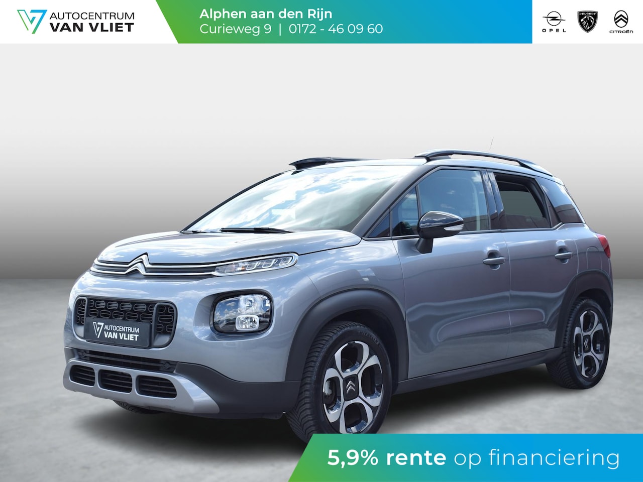 Citroën C3 Aircross - 1.2 PureTech S&S Shine SCHUIF - KANTELDAK | - AutoWereld.nl