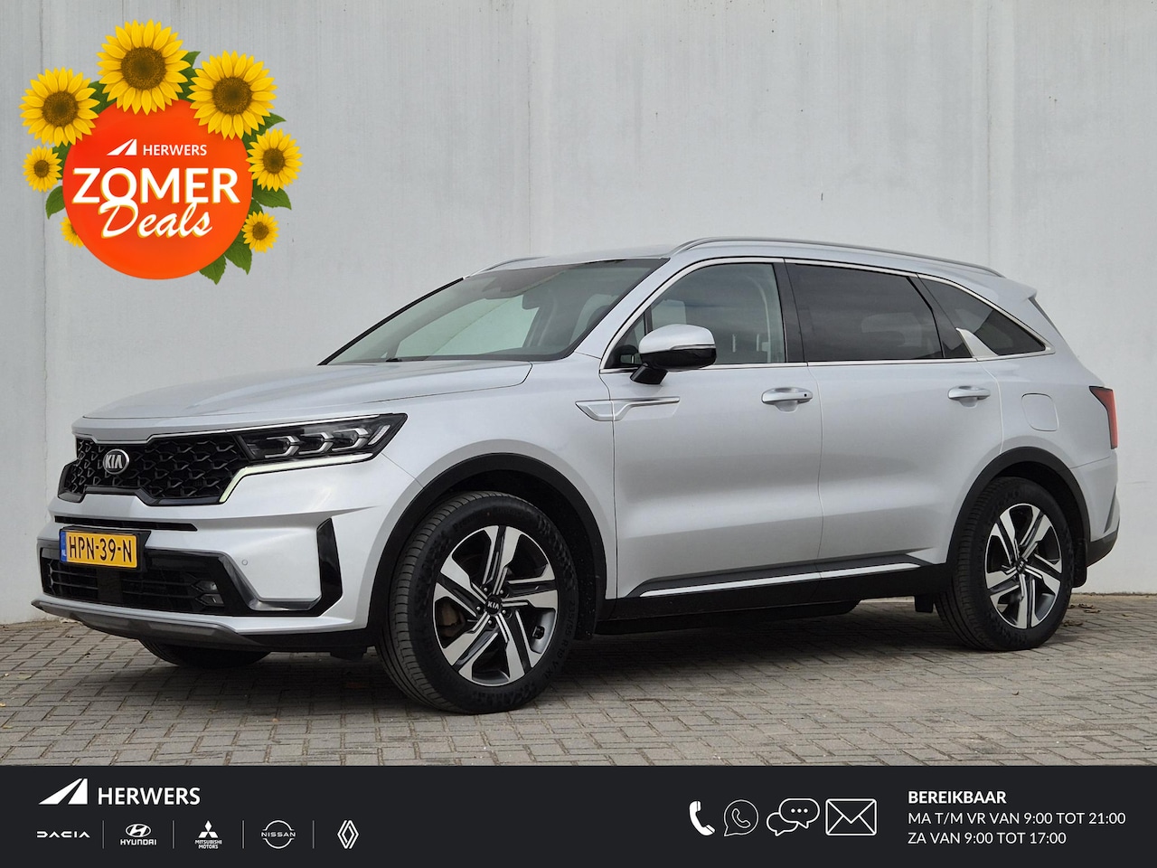 Kia Sorento - 1.6 T-GDI Plug-in Hybrid 4WD DynamicPlusLine 7p. / 7 Persoons / Fabrieksgarantie 31-01-202 - AutoWereld.nl