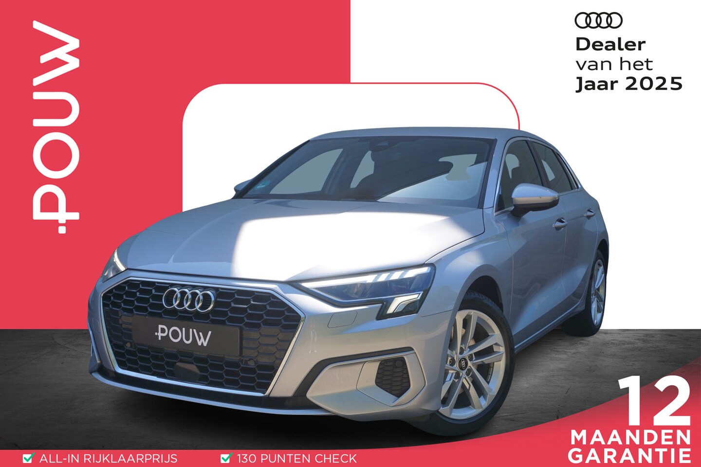 Audi A3 Sportback - 35 TFSI 150pk Business edition | Cruise Control Adaptief | Parkeer Pakket - AutoWereld.nl