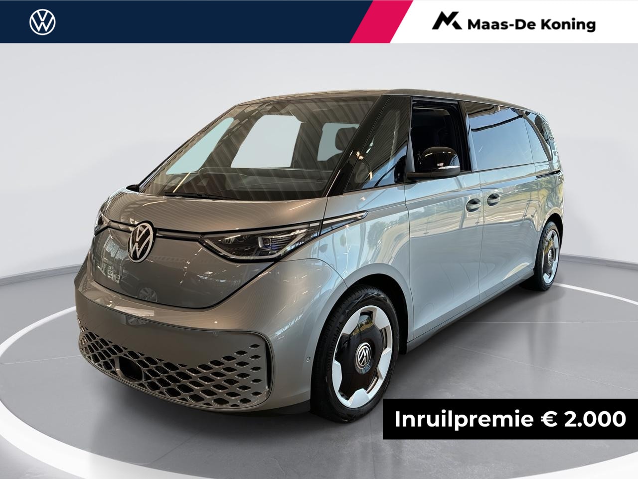 Volkswagen ID. Buzz - Pro 86 kWh Lang Lang / 7 Persoons / Open en Close / Trekhaak / Multimedia Pakket / Comfort - AutoWereld.nl