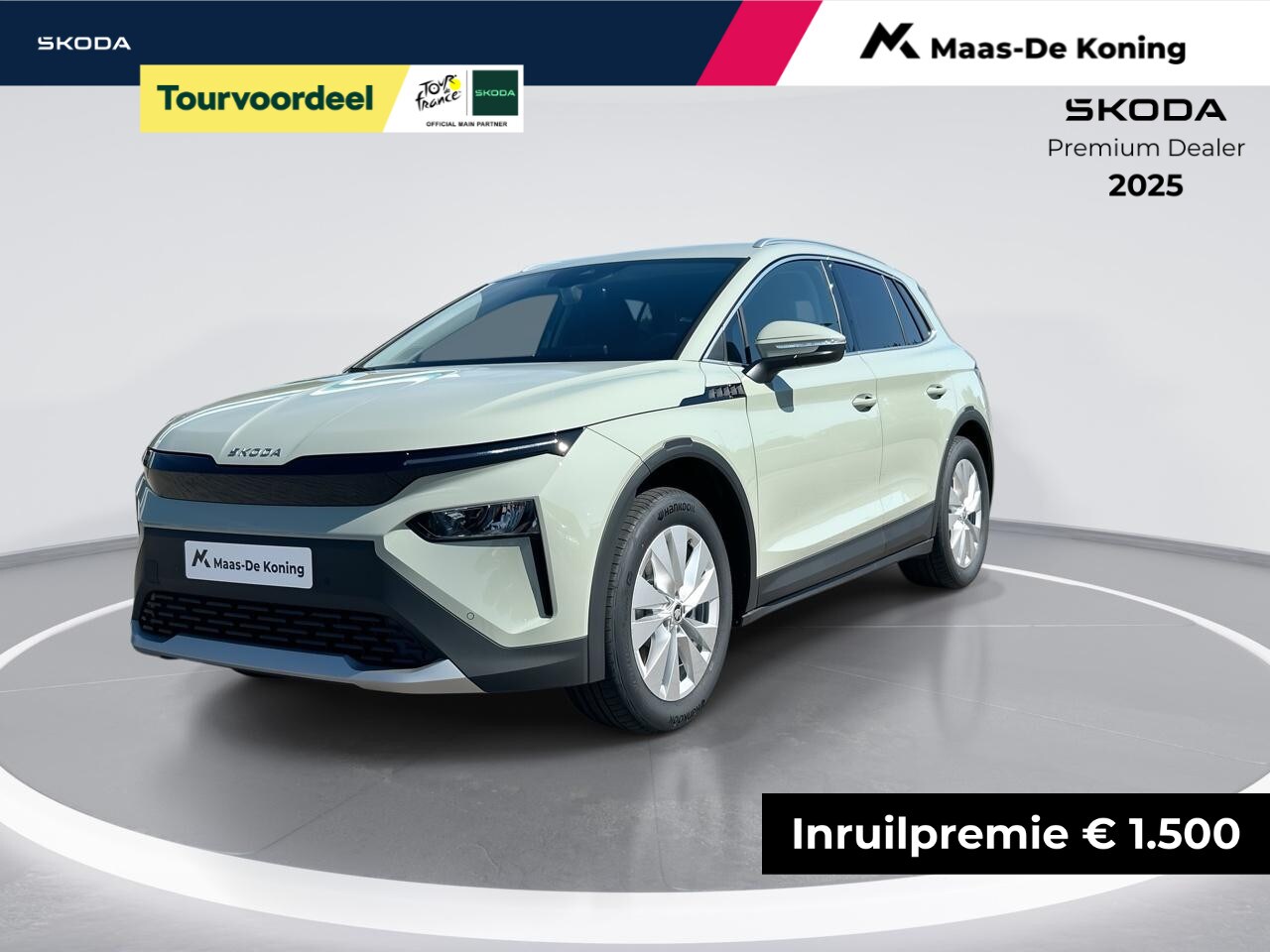 Skoda Elroq - Business Edition Tour Elektromotor 210kW/286PK | Timiano Green | 1500,- inruilvoordeel!! - AutoWereld.nl