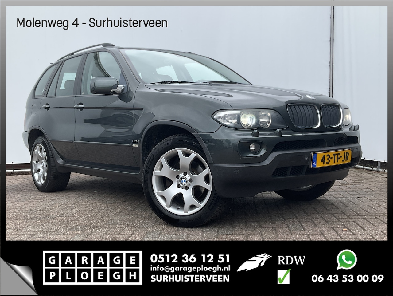 BMW X5 - 3.0D High Edition Youngtimer Trekhaak(2700kg] Leder Nav/Cruise Voll.Onderhouden! - AutoWereld.nl