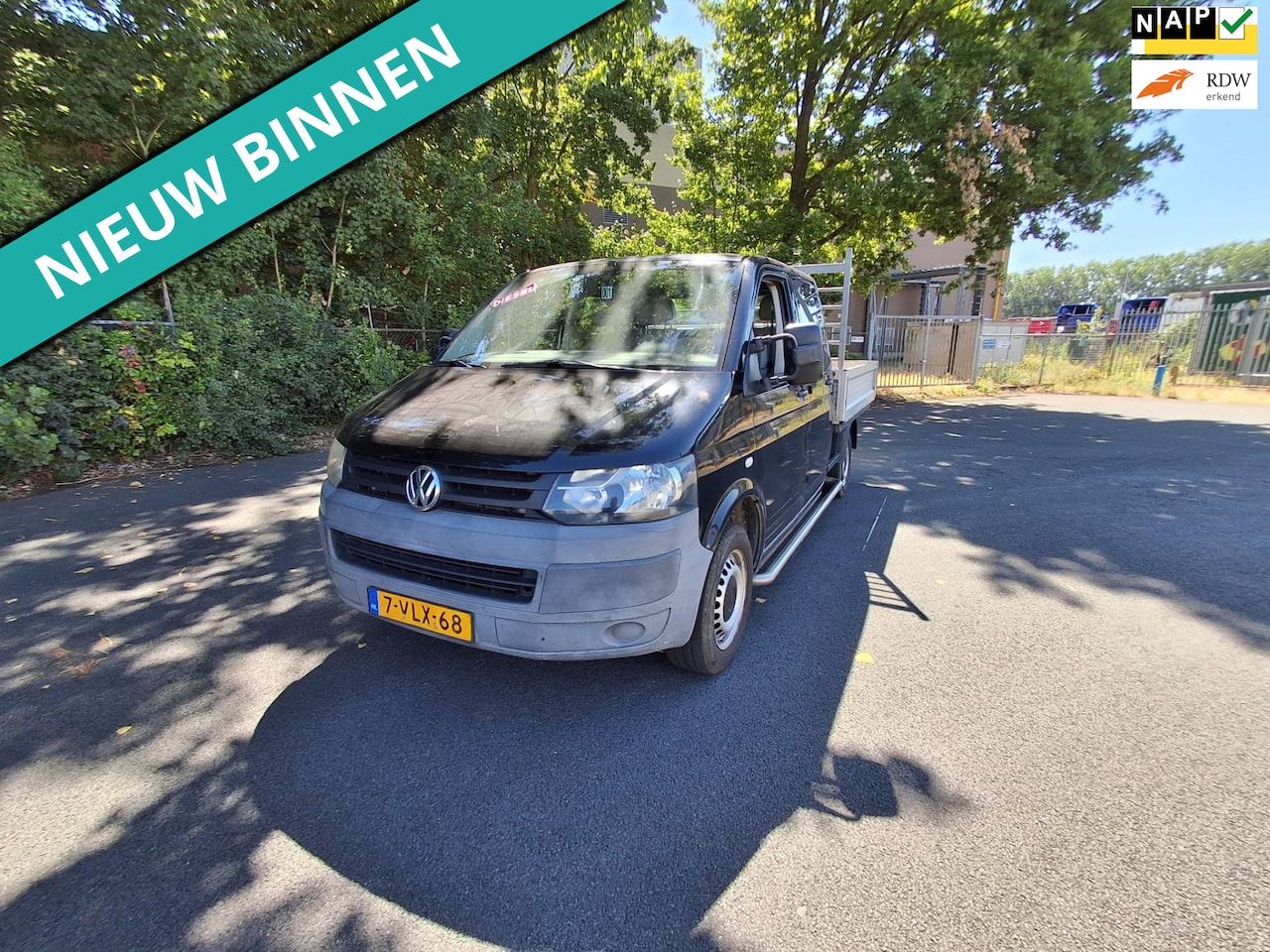Volkswagen Transporter - 2.0 TDI L2H1 DC LEUKE PICK UP RIJDT EN SCHAKELT GOED - AutoWereld.nl