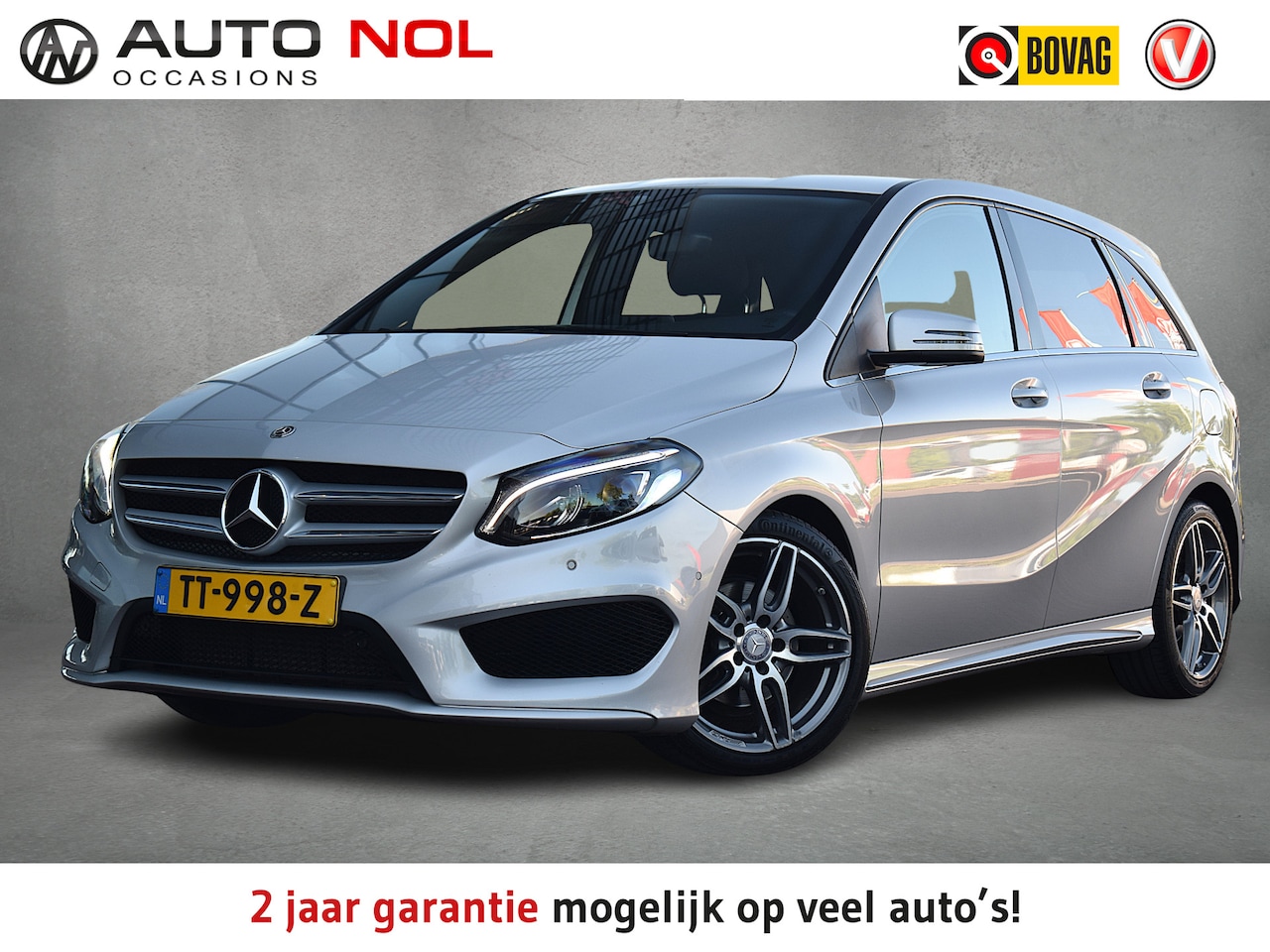 Mercedes-Benz B-klasse - 180 Business Solution AMG | Automaat | Half Leer | Stoelverw. | Cruise - AutoWereld.nl